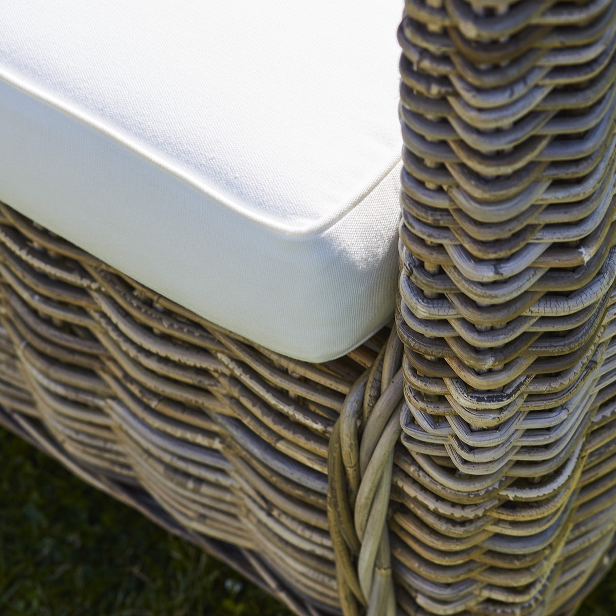 MUSA - Poltrona da giardino in kubu naturale (set di 2)