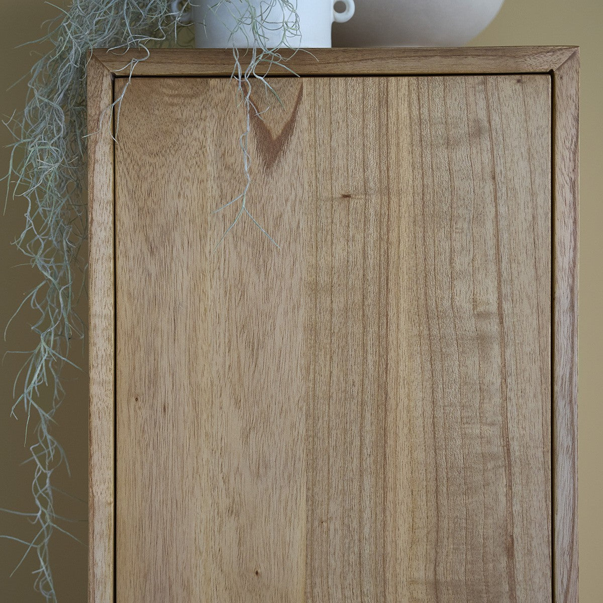 FIFTIES - Colonna da bagno in mindi massello sospesa 120 cm