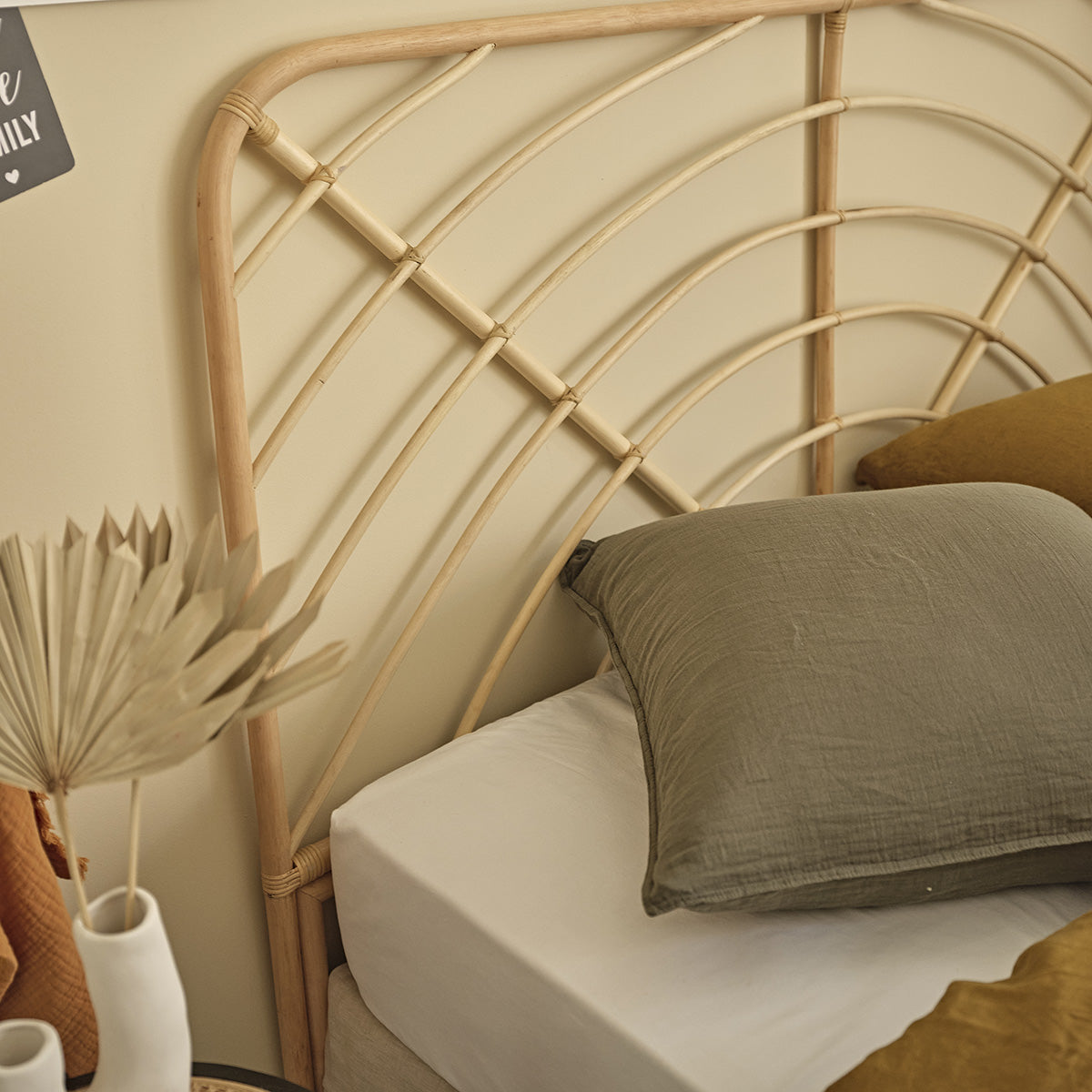 BOHO - Testiera in rattan 160 cm