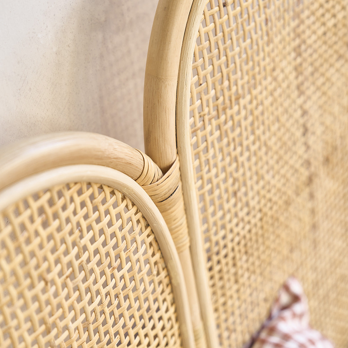 JANE - Testiera in rattan e cannage 160 cm