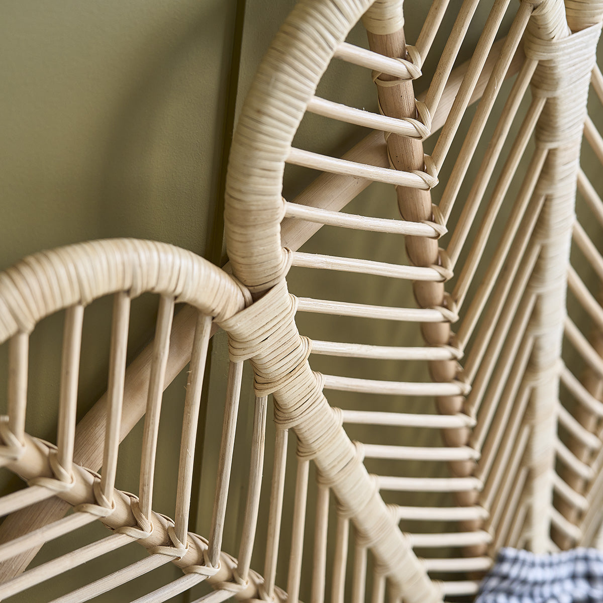 COLETTE - Testiera in rattan 180 cm