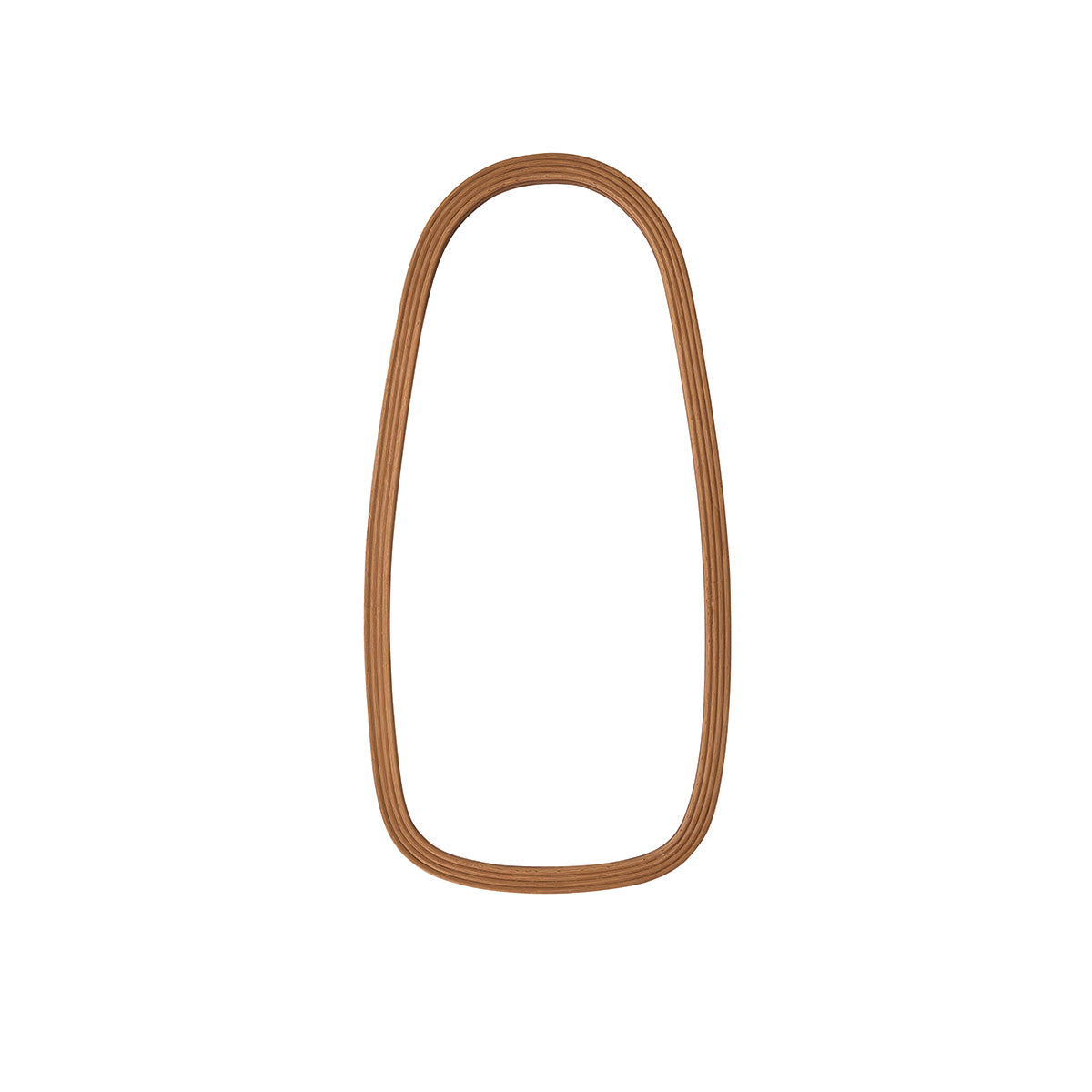 LEON - Specchio in rattan 120x60 cm