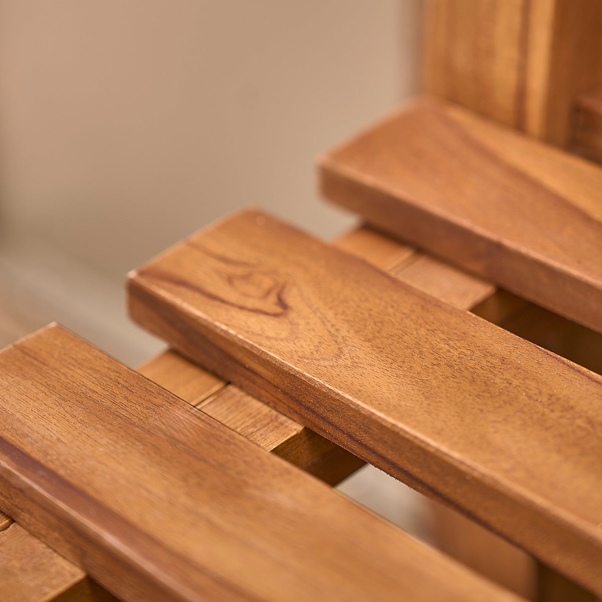 BALI - Panchina da giardino in teak massello oliato 120 cm