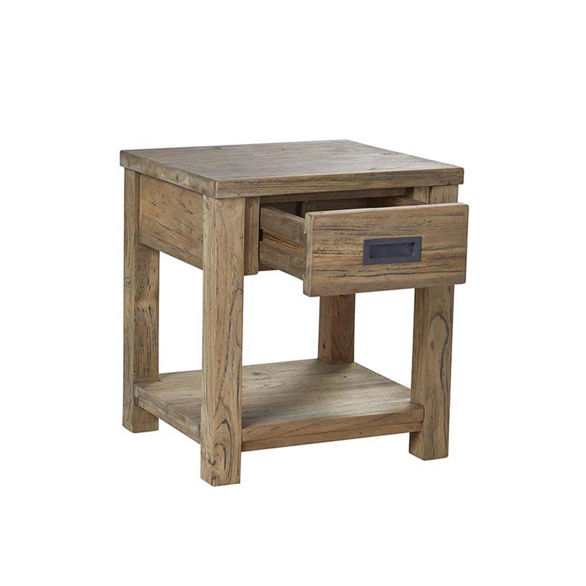 CARGO - Comodino in teak massello riciclato 45 cm