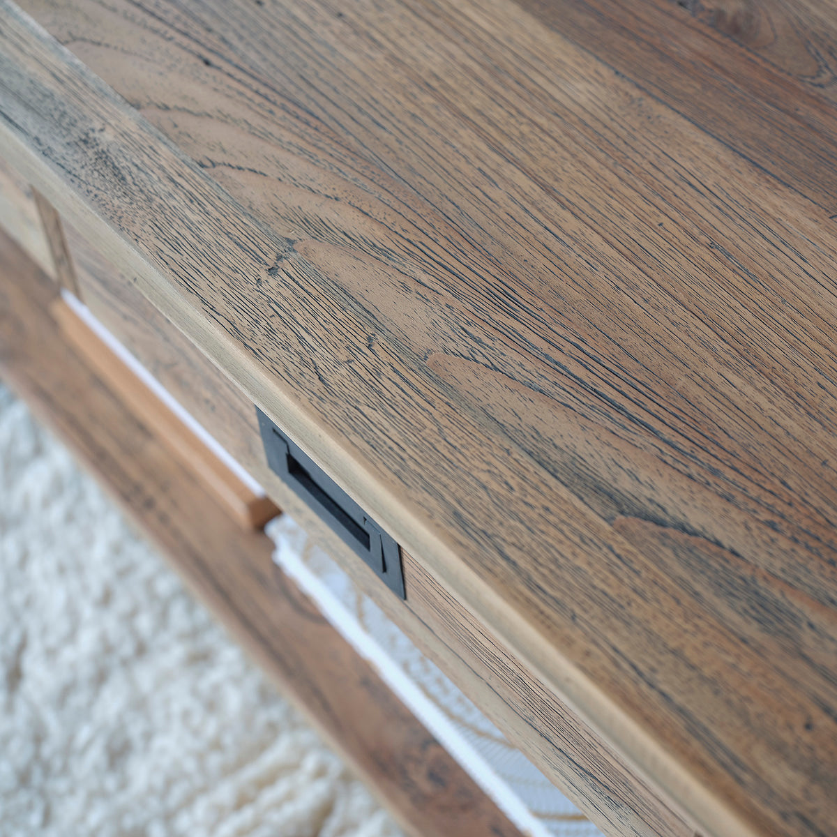 CARGO - Tavolino in teak massello riciclato 120 cm