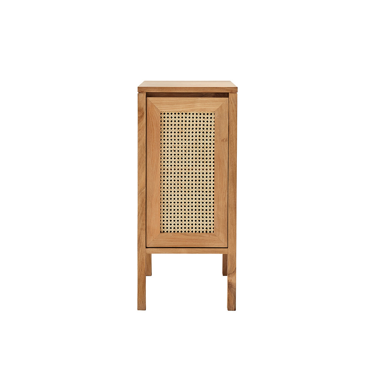 ELIOTT - Lavamano in teak massello e cannage 35 cm
