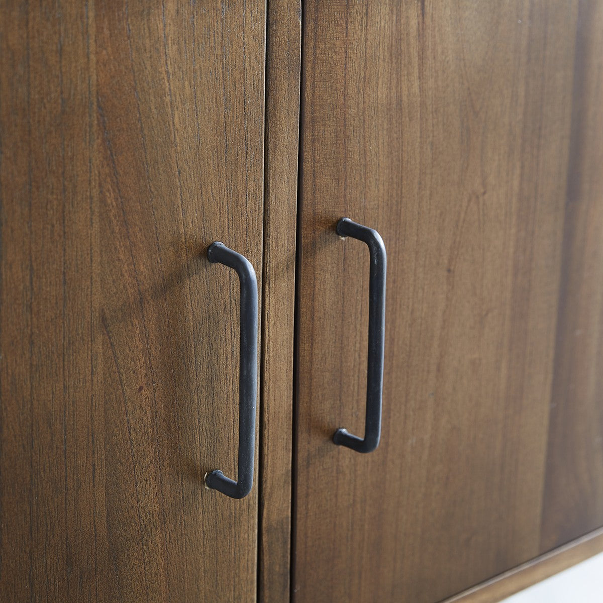 VINTAGE - Mobile bagno in mindi massello 135 cm doppio ripiano