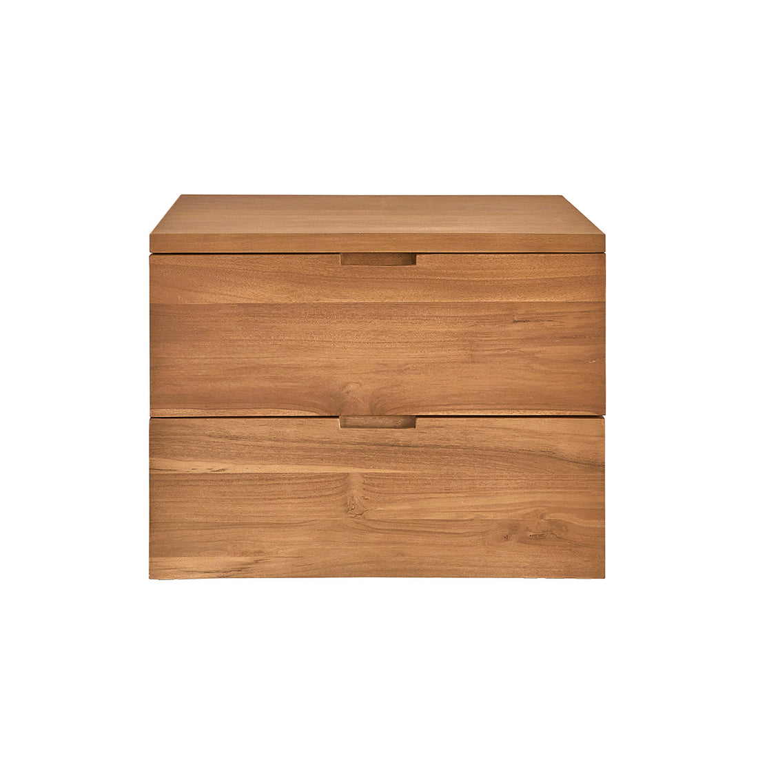 MAË - Mobile sottolavabo sospeso in teak massiccio 60 cm