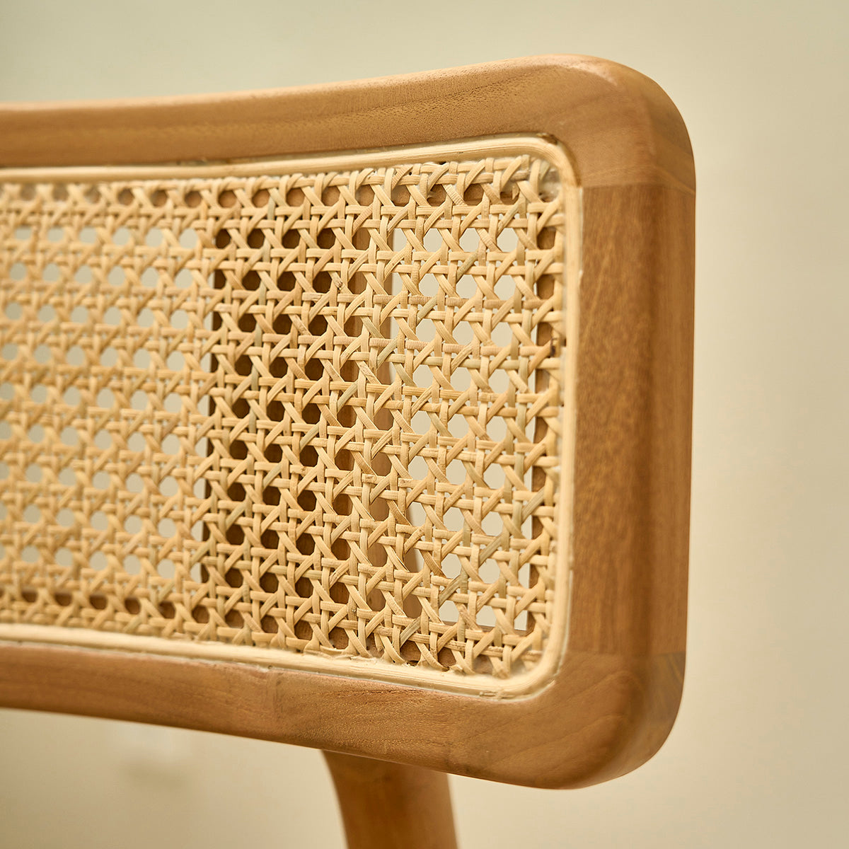 SIXTINE - Sedia in teak massello e midollino