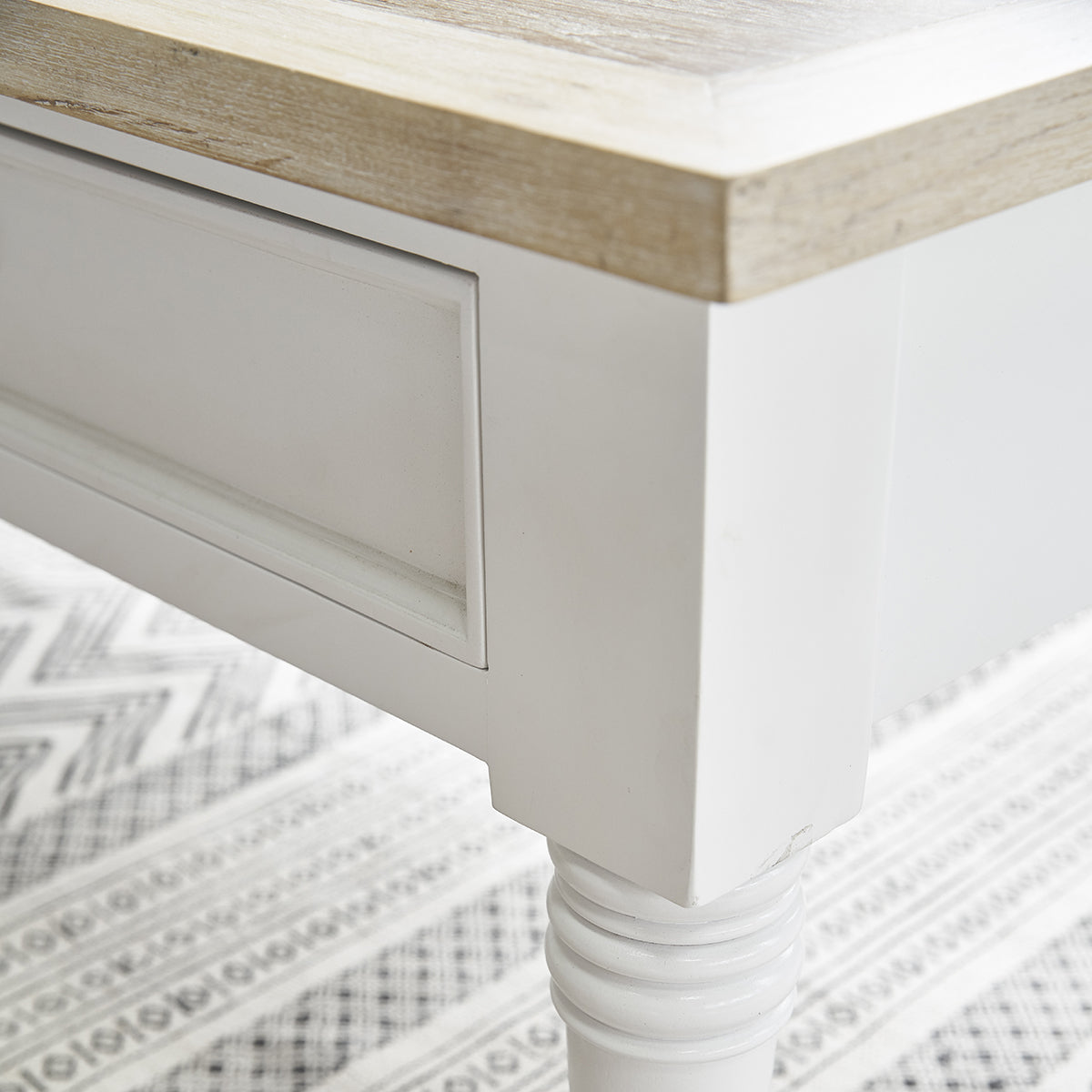 LONDRES - Tavolino in mogano massello 130 cm