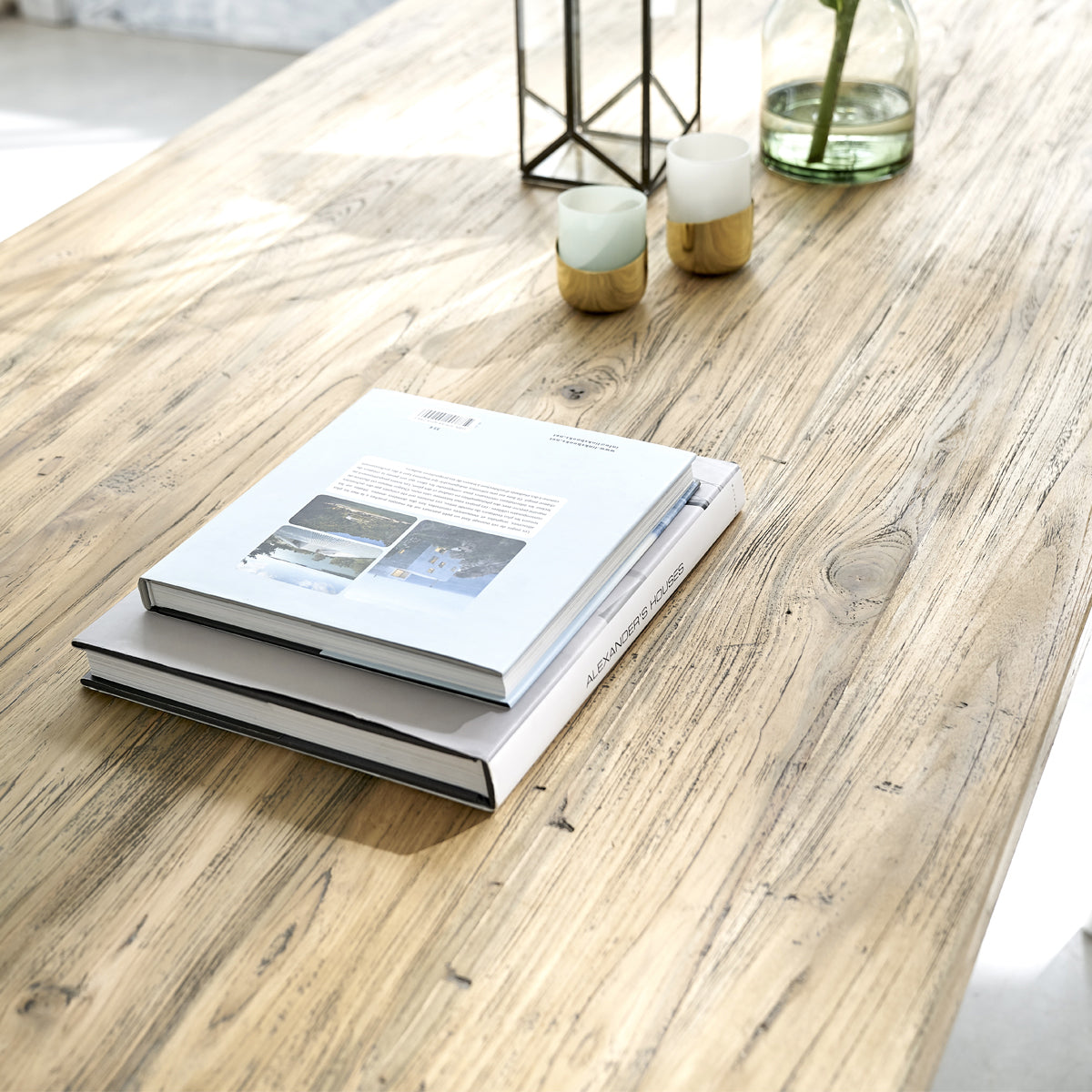 CARGO - Tavolo in teak massello riciclato allungabile 12 pers.