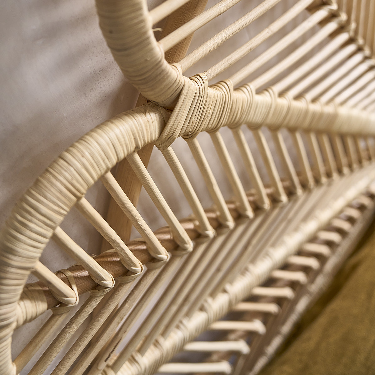 COLETTE - Testiera in rattan 140 cm