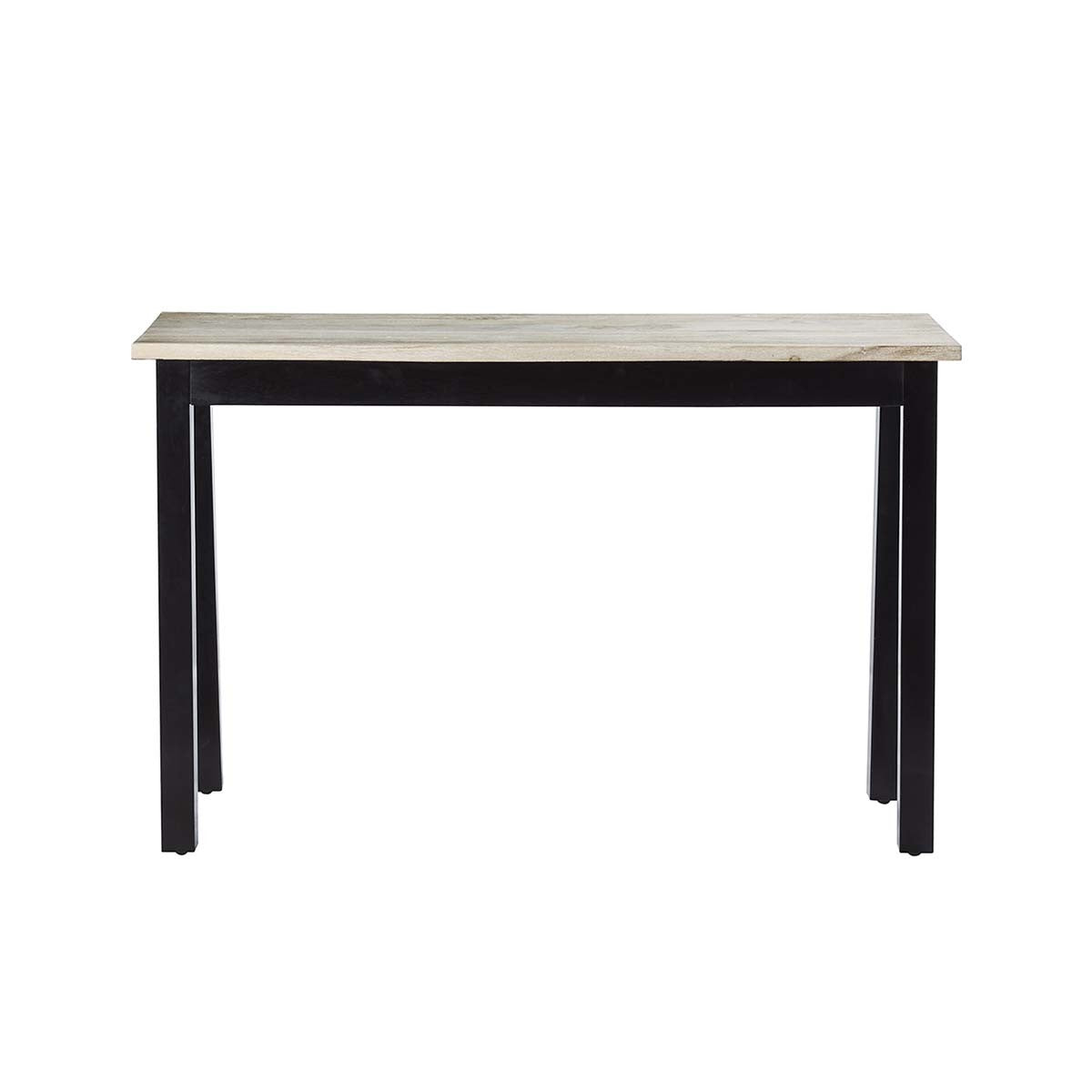 LONDRES - Consolle in mogano e teak massello 120 cm