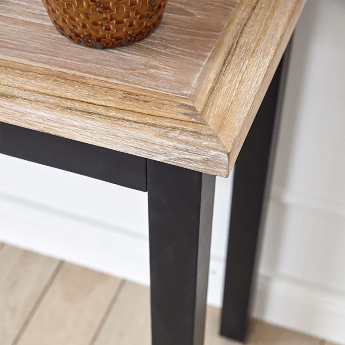 LONDRES - Consolle in mogano e teak massello 120 cm