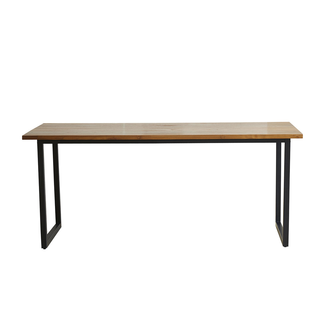 HUGO - Tavolo in teak massello e metallo per 8 persone.