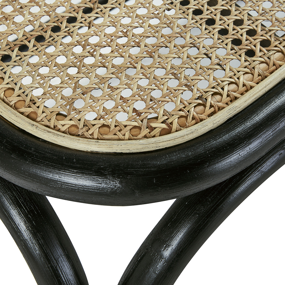 AVA - Panca in rattan e cannage 120 cm