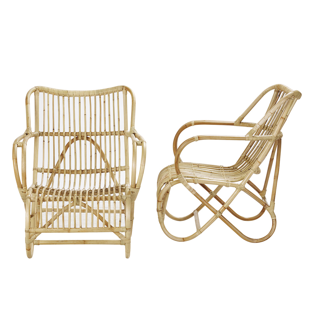 PAOLA - Set di 2 poltrone in rattan