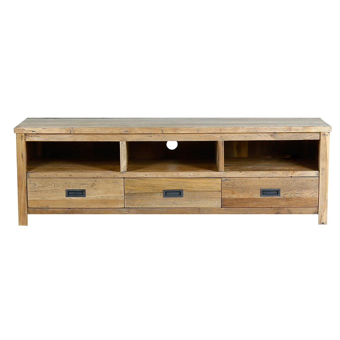 CARGO - Mobile TV in teak massello riciclato 160 cm