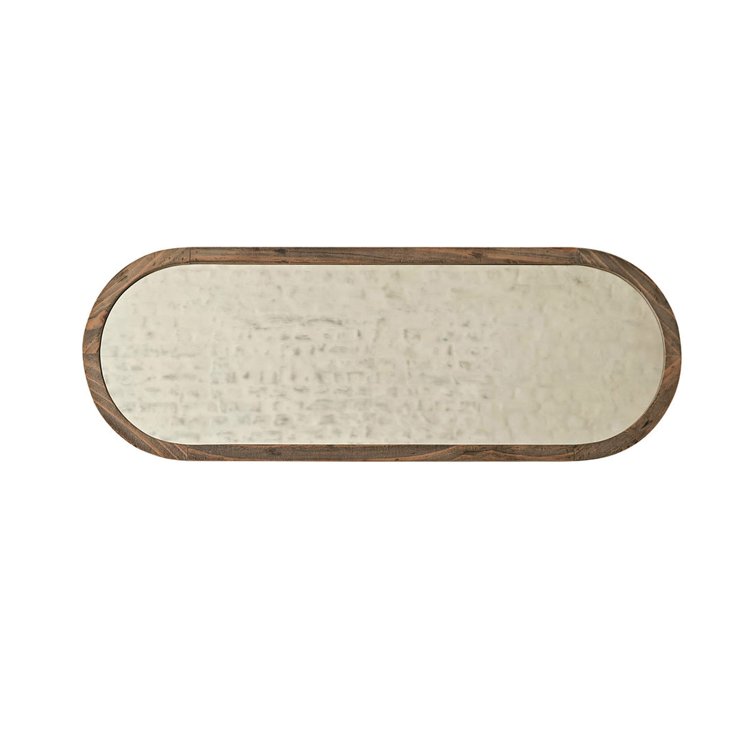 SEZANNE - Specchio ovale in legno massello riciclato 140x50 cm