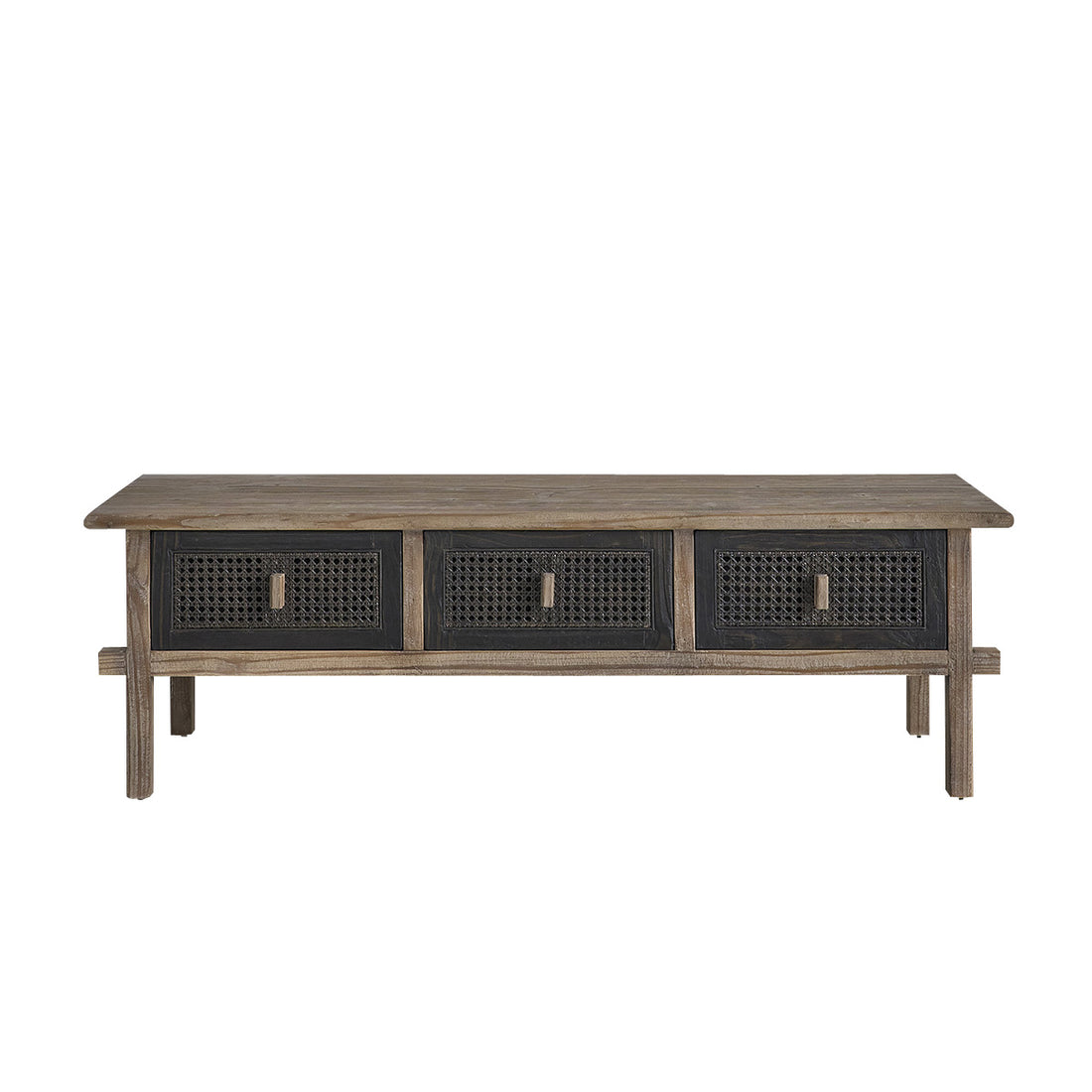 JUNKO - Mobile porta TV in legno massello riciclato da 145 cm