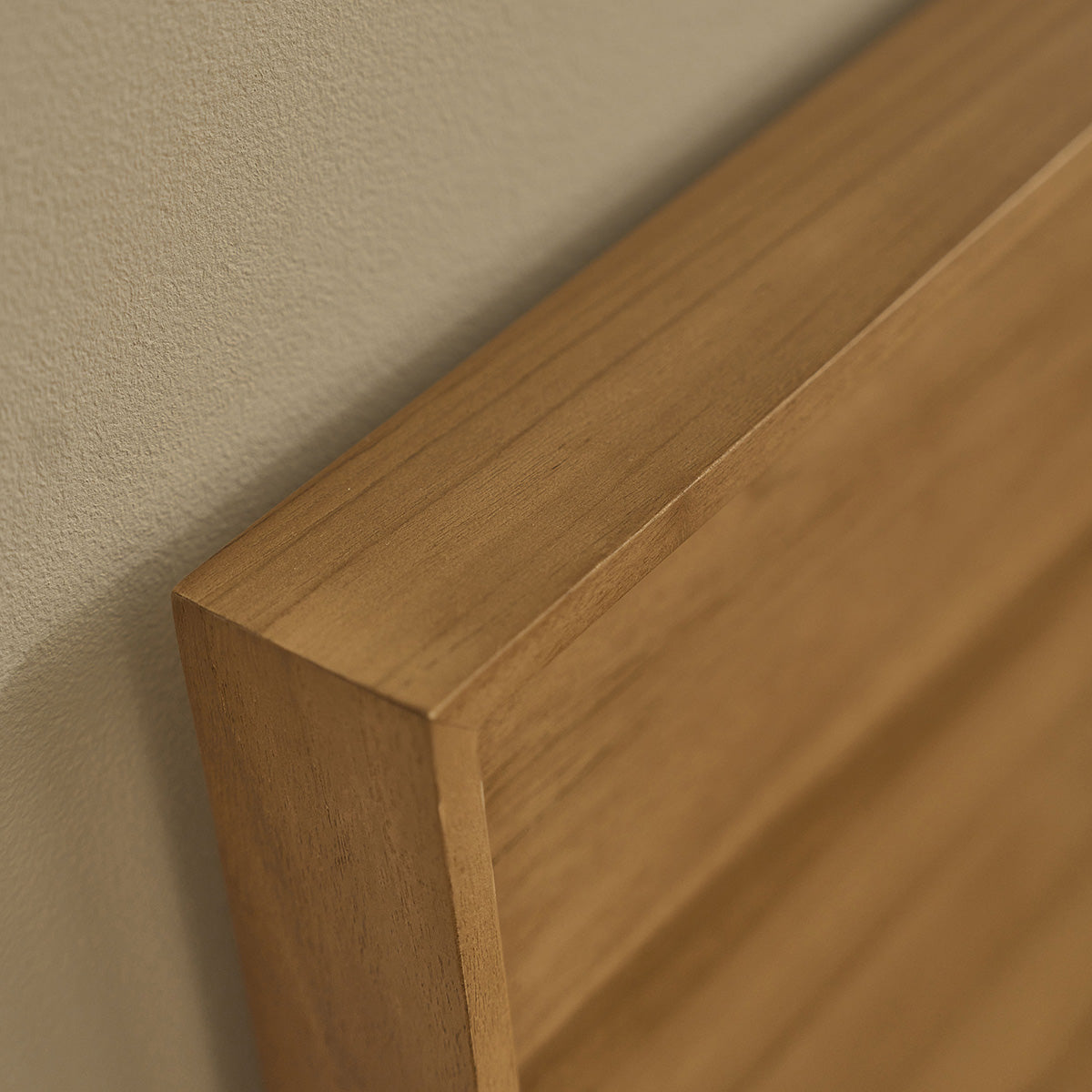 Collezione Gustave - Letto in teak massiccio da 180 cm con rete