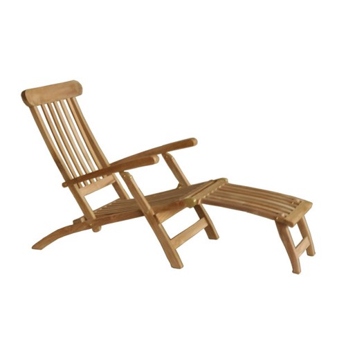 MIDLAND - Sedia a sdraio in teak massello