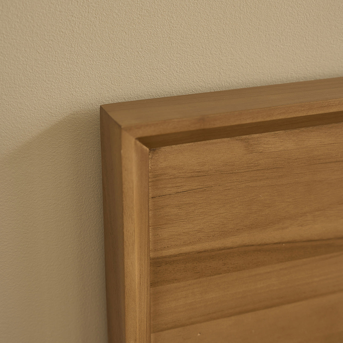 Collezione Gustave - Letto in teak massiccio da 180 cm con rete