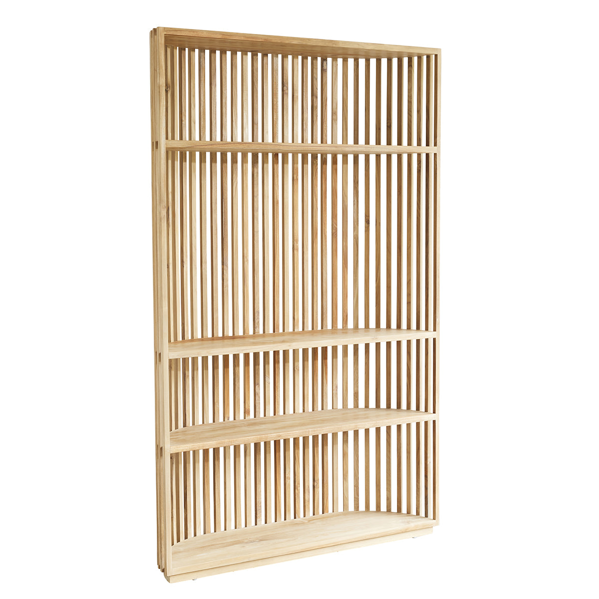 VICTORIA - Libreria alta in teak massello, H 195 cm