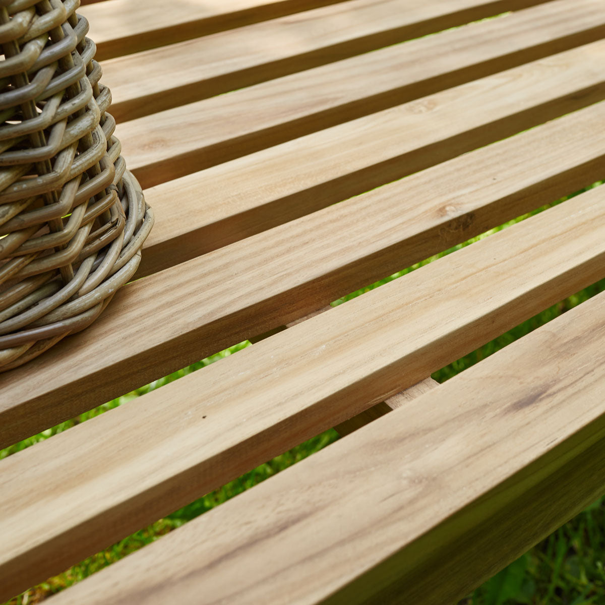 MIDLAND - Panchina da giardino in teak massello