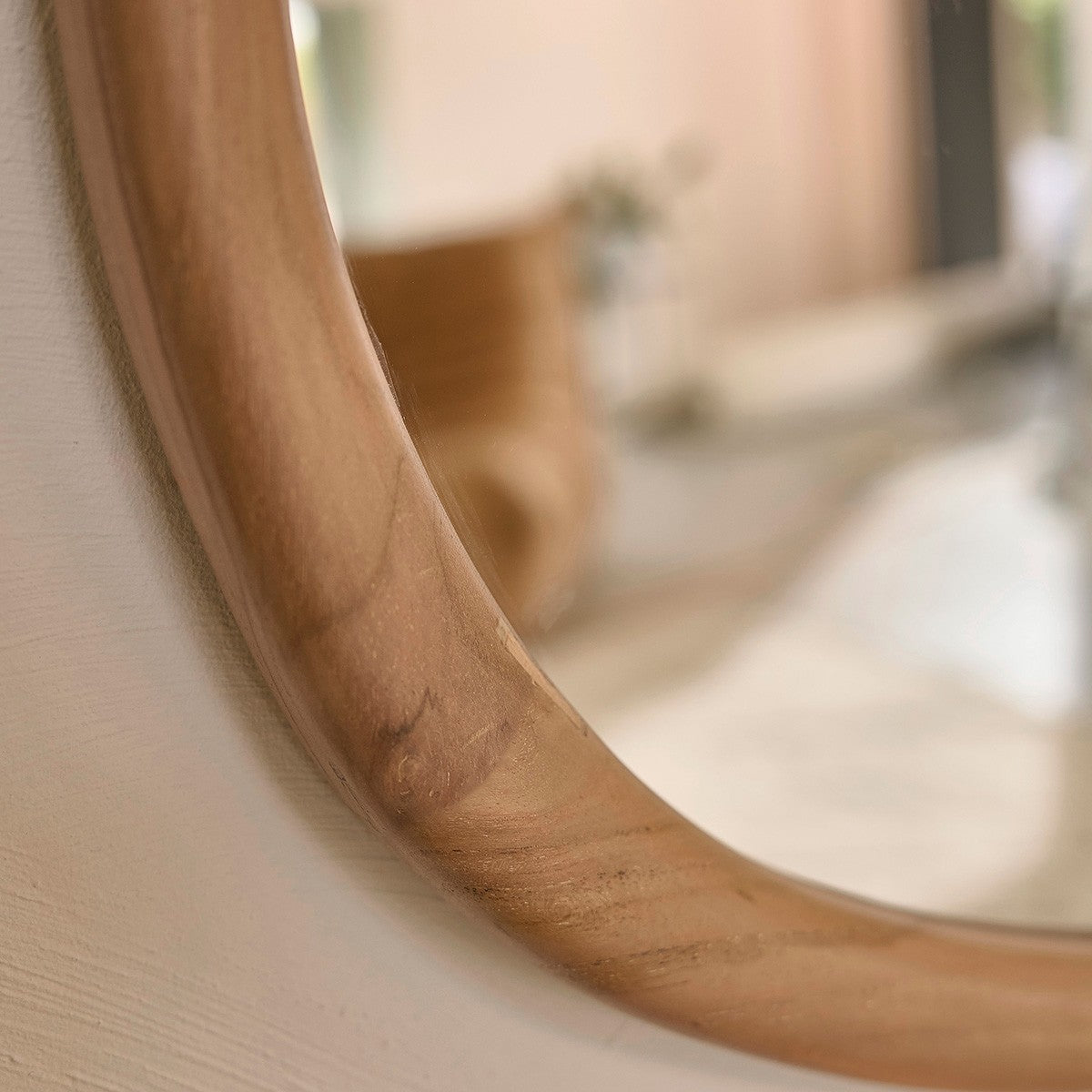 BELIZE - Specchio in teak massello 75x60 cm