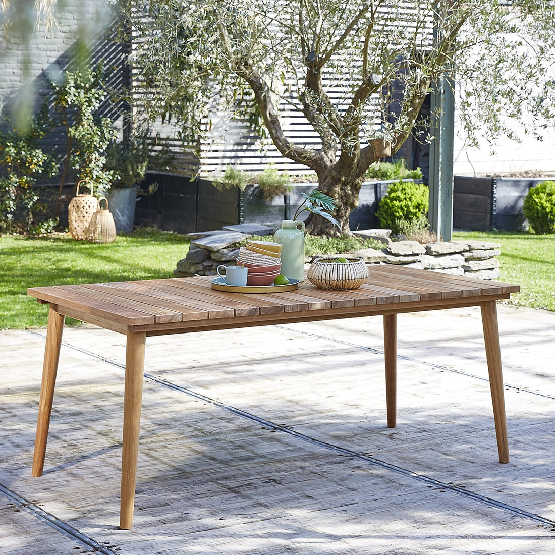 ESTHER - Tavolo da giardino in teak massello 6/8 pers.