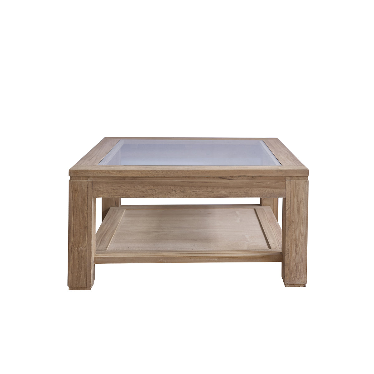 BOSTON - Tavolino in teak massello da 80 cm