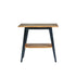 Mobile da bagno in teak massello con gambe nere 80 cm