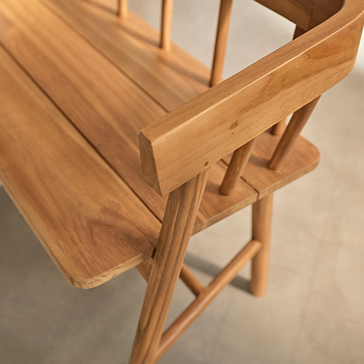 NIDO - Panca in teak massello 120 cm