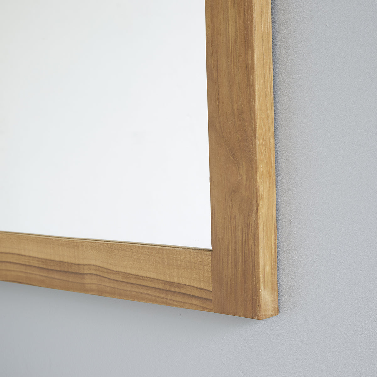 Specchio rettangolare in teak massello 150x80 cm