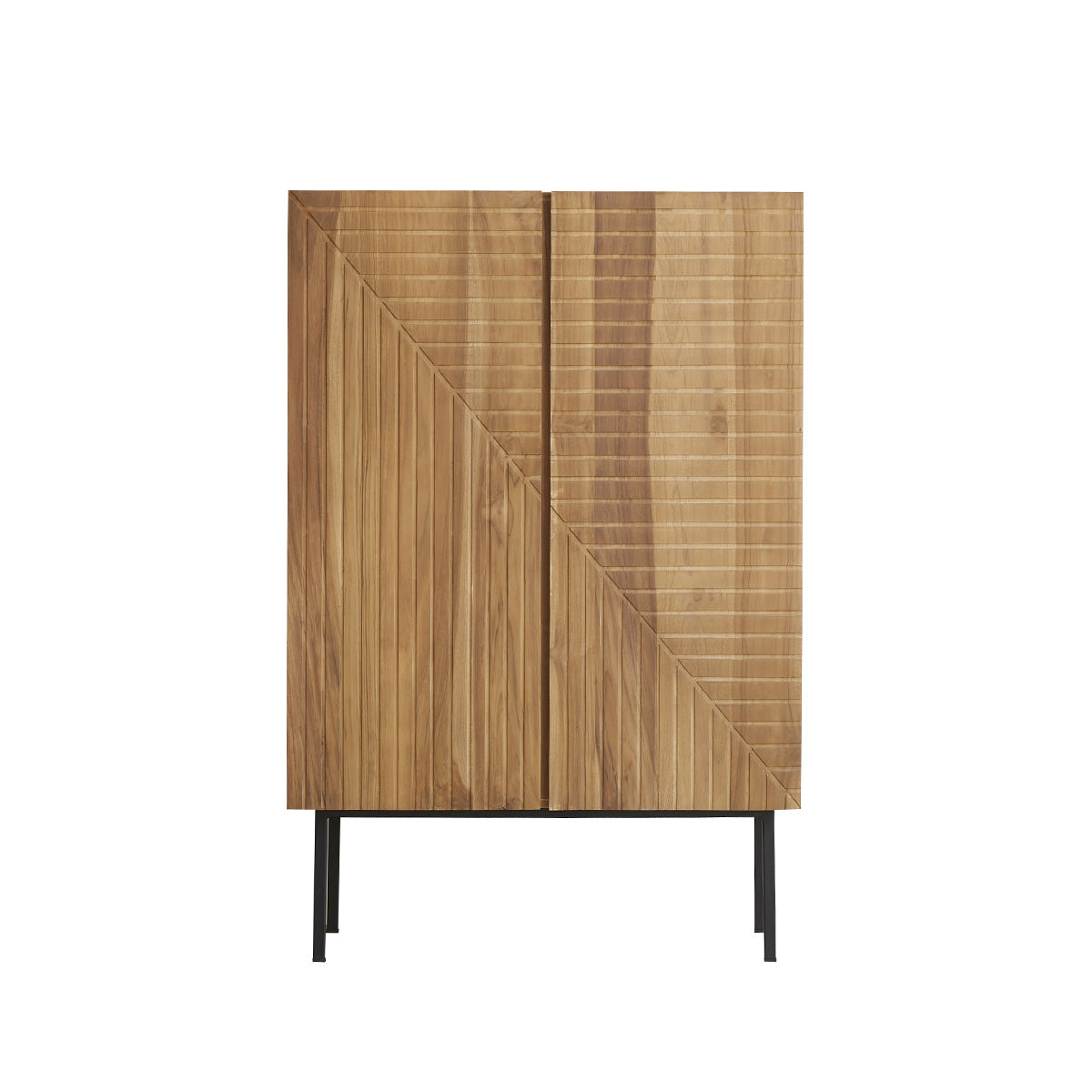 PORTLAND - Armadio in teak massello 100 cm