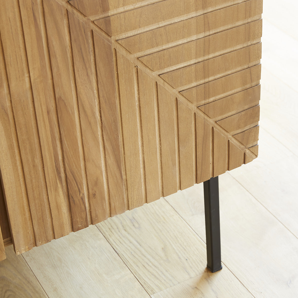 PORTLAND - Armadio in teak massello 100 cm