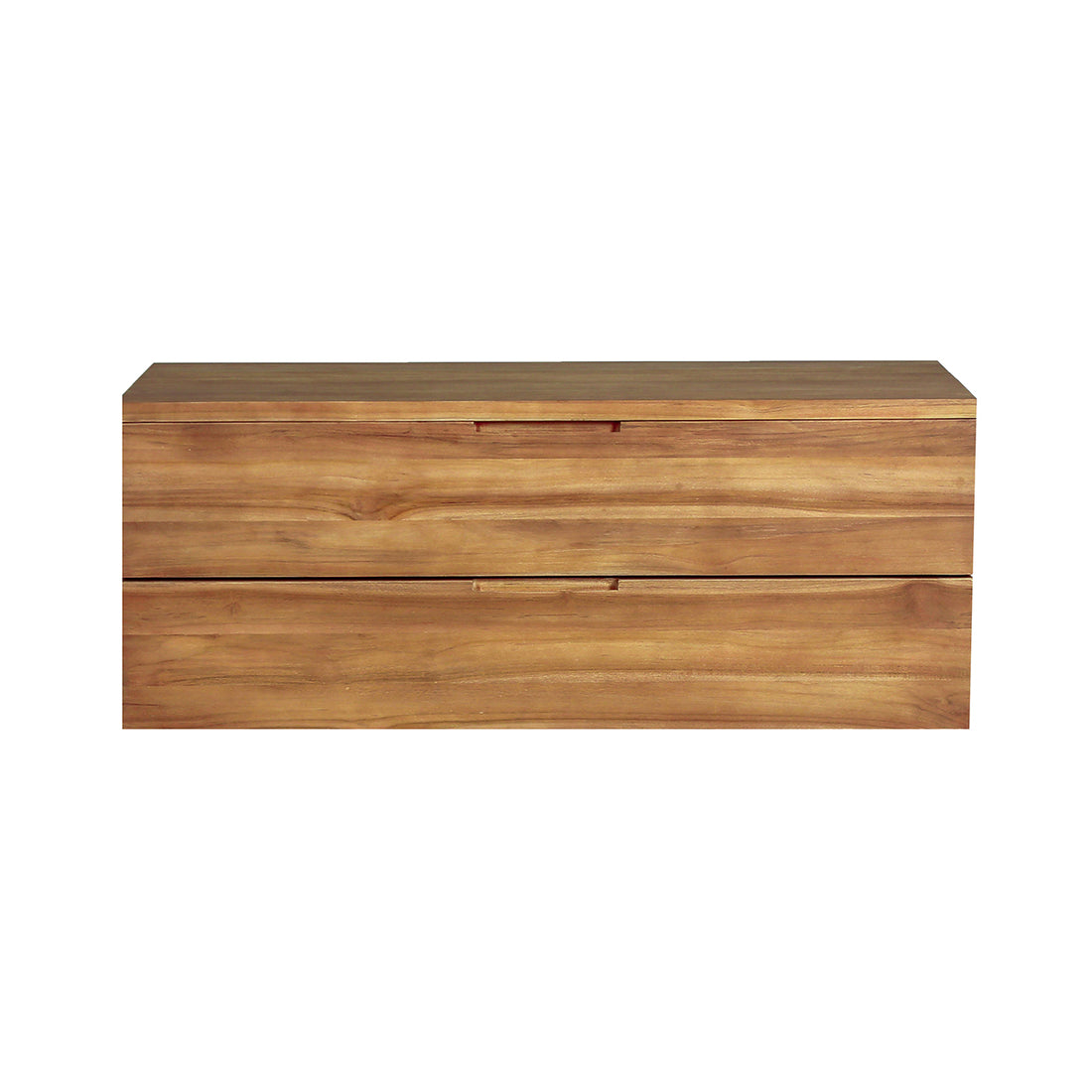 MAË - Mobile da bagno in teak massello sospeso 115 cm