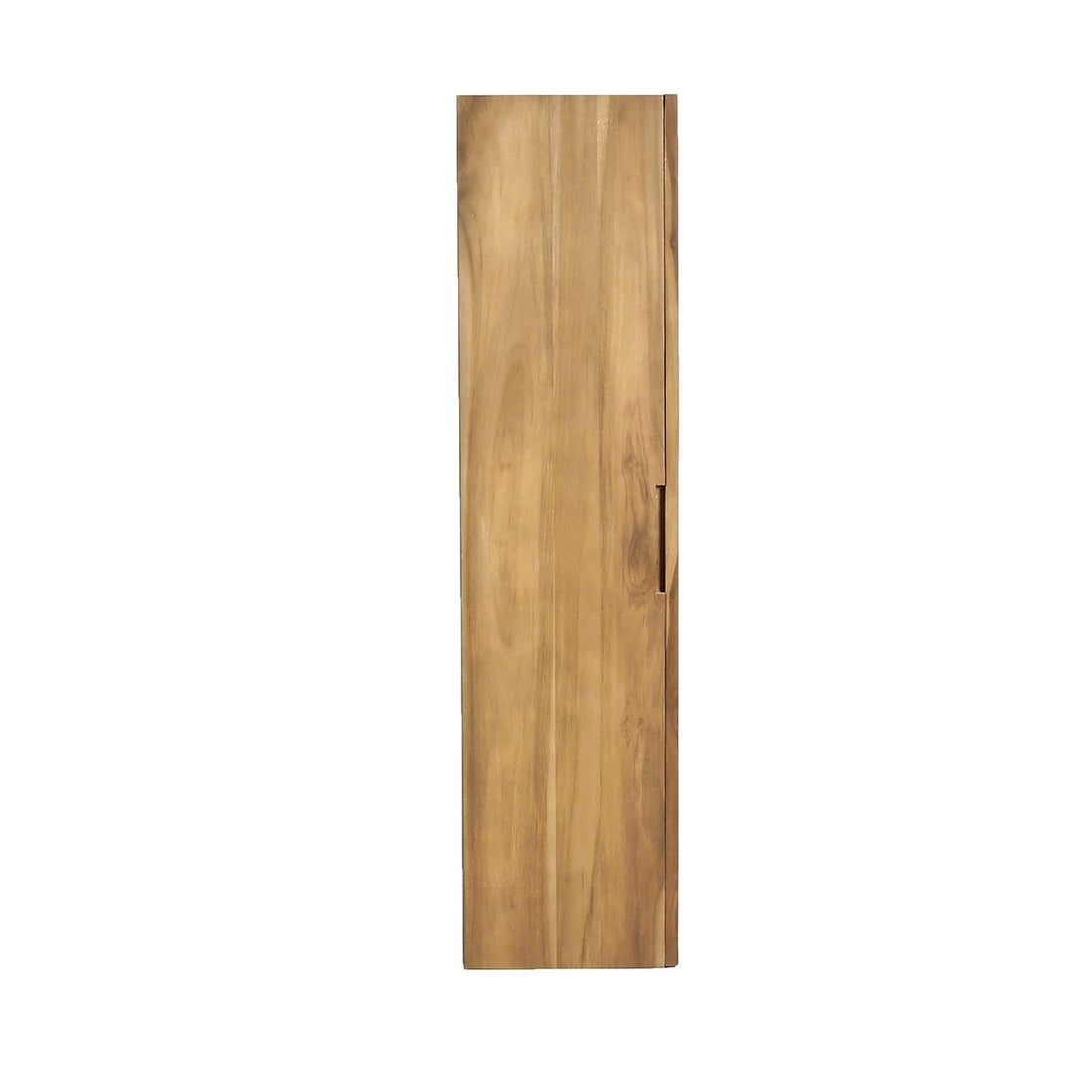 Colonna da bagno sospesa in teak massello 120 cm