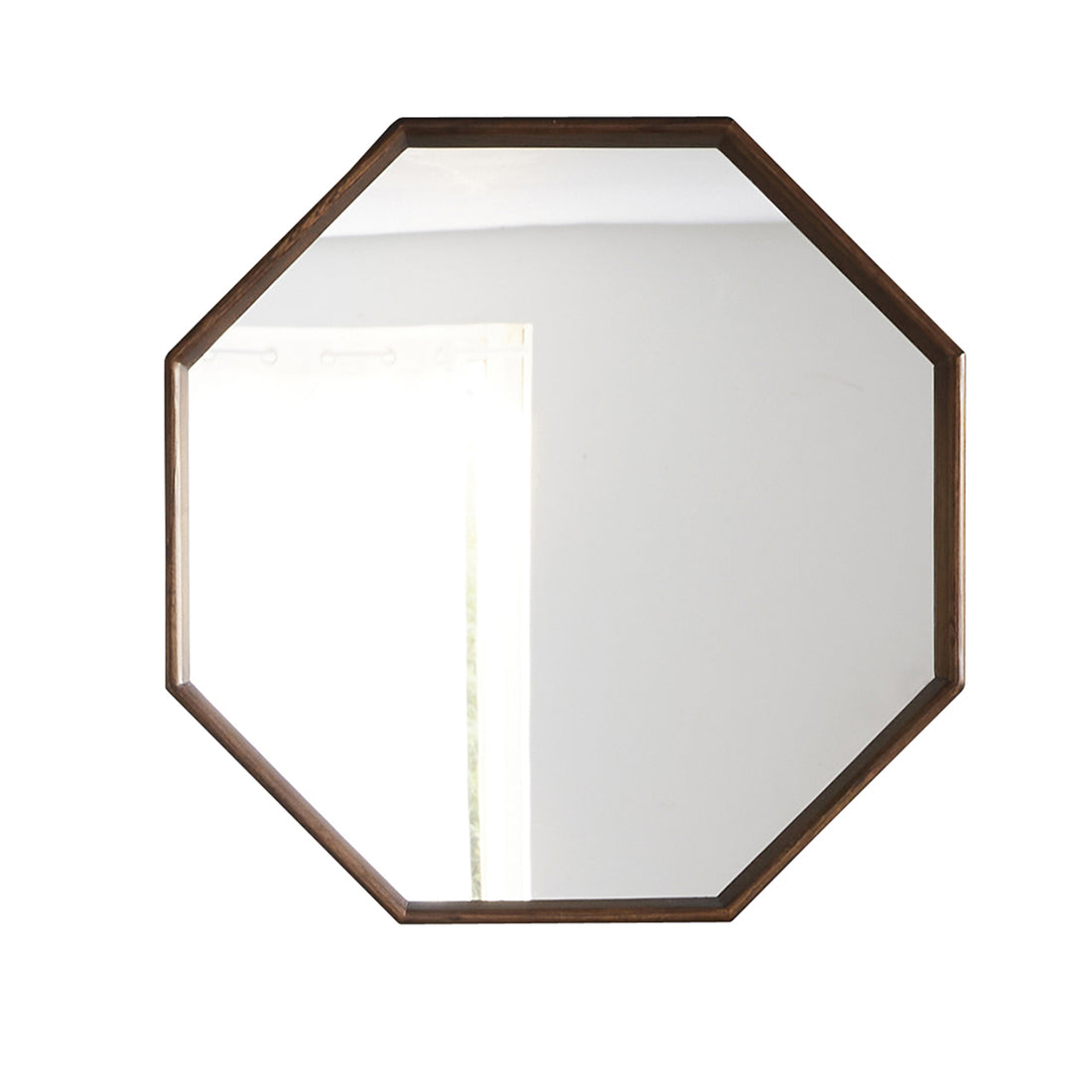 VINTAGE - Specchio ottagonale in mindi massello 60 cm