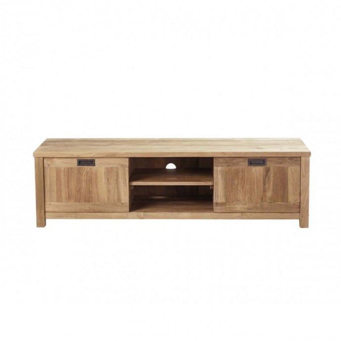 CARGO - Mobile TV in teak massello riciclato 160 cm