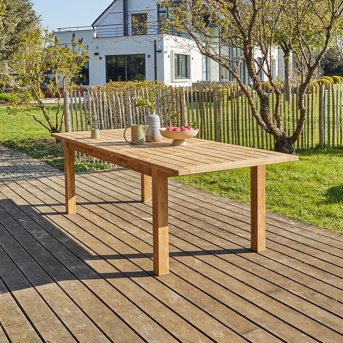 ESTHER - Set di mobili da giardino in teak 6 pers.