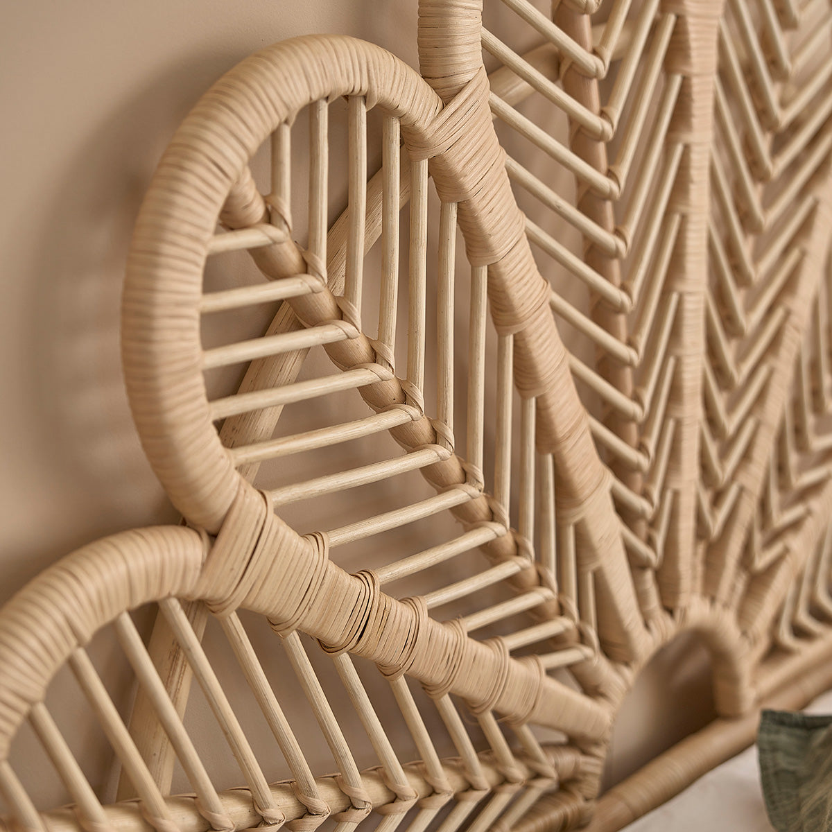 COLETTE - Testiera in rattan 90 cm