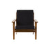 Poltrona scandinava in teak massello