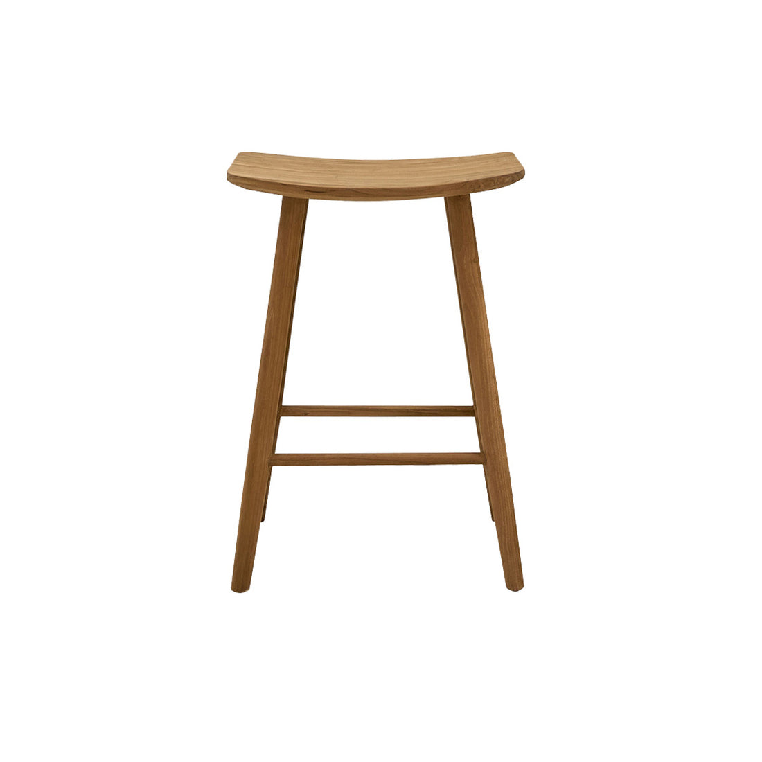 AMBRE - Sgabello in teak massello 65 cm