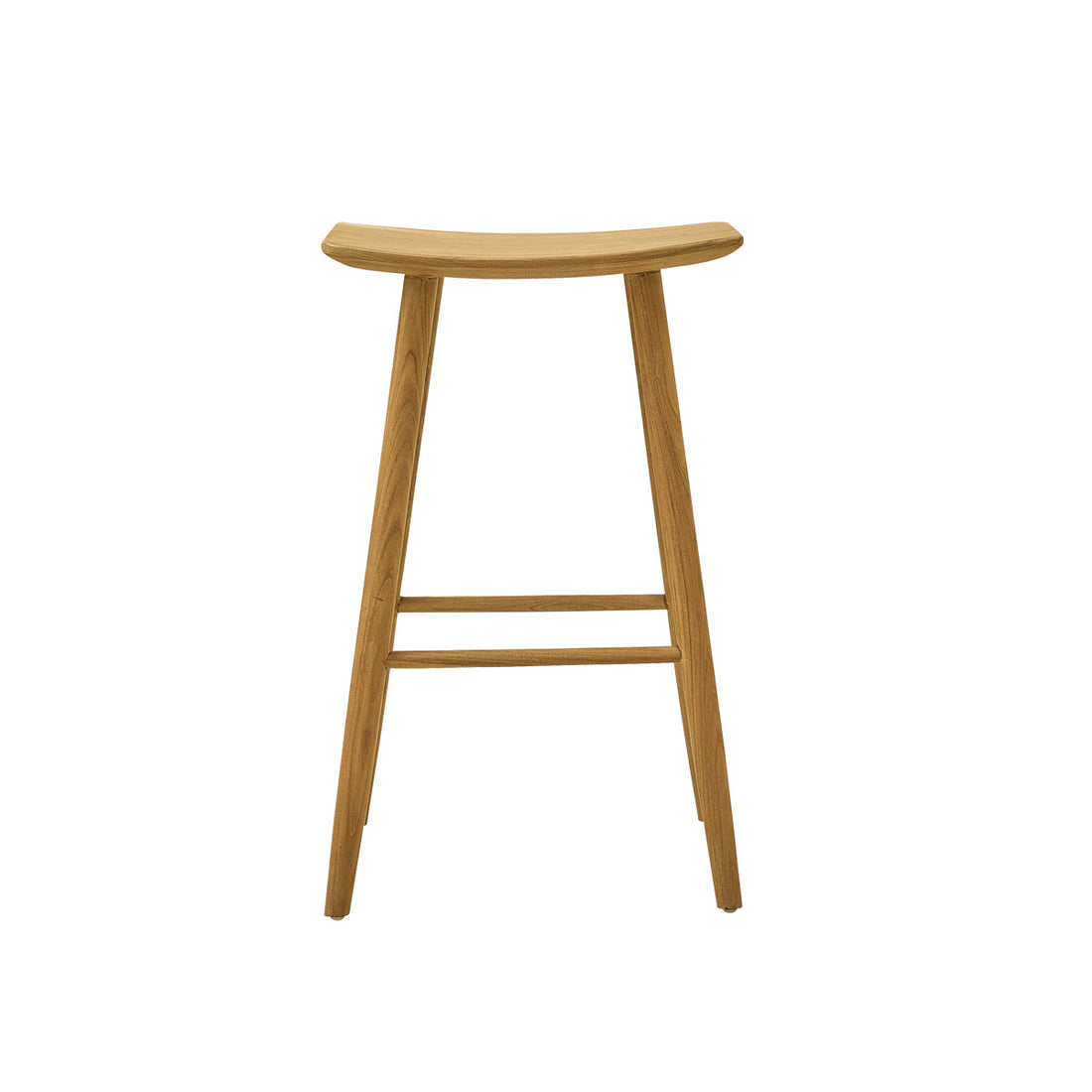 AMBRE - Sgabello in teak massello 75 cm