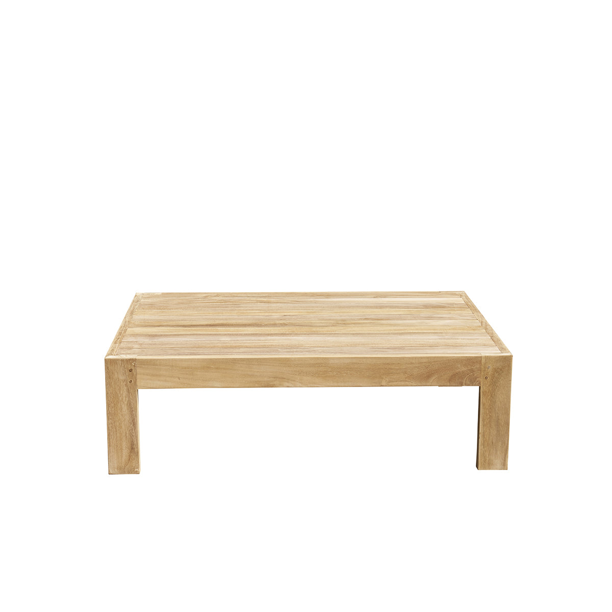 PALMA - Tavolino da giardino in teak 102 cm