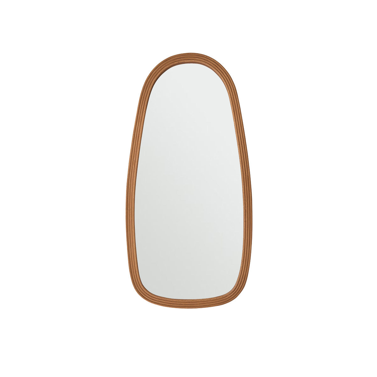 LEON - Specchio in rattan 120x60 cm