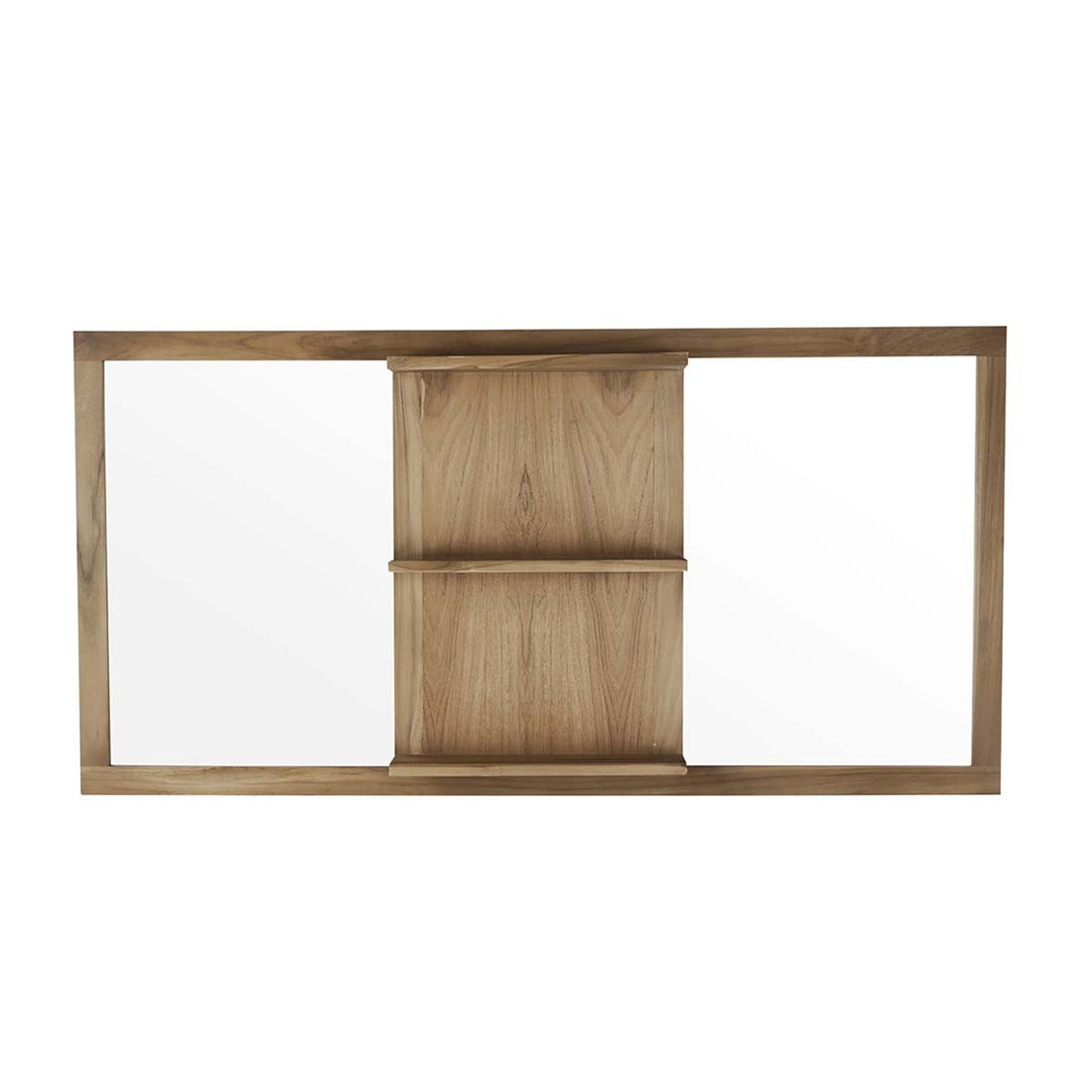 Specchio rettangolare in teak massello 160x80 cm
