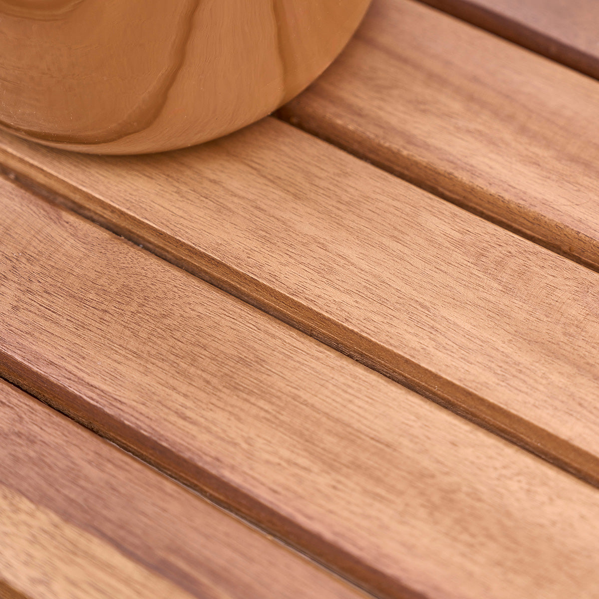 BALI - Set di mobili da giardino con tavolo allungabile in teak massello oliato 6/8 pers.